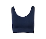 Seamless-Sport-Bustier, blau für 14,99 € bei Tchibo im Supermarkt im Angebot Seamless-Sport-Bustier, blau im aktuellen Tchibo im Supermarkt Prospekt