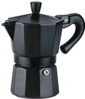 Espressokocher Schwarz für 7,99 € bei Rossmann im Angebot Espressokocher Schwarz im aktuellen Rossmann Prospekt