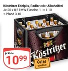 Edelpils im Angebot bei GLOBUS in Gera Edelpils Angebote von Köstritzer bei GLOBUS Gera für 10,99 €