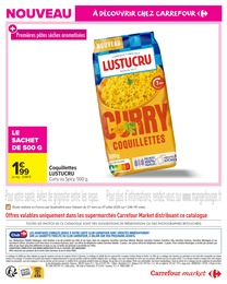 Prix et réduction Lustucru dans le prospectus Carrefour Market en cours Offre Lustucru dans le catalogue Carrefour Market du moment à la page 12