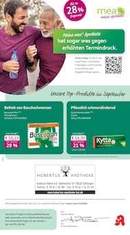 Aktueller mea - meine apotheke Prospekt "Unsere September-Angebote" Seite 1 von 4 Seiten für Tuttlingen