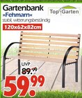 Gartenbank Fehmarn im Angebot bei Wreesmann in Altenburg Gartenbank Fehmarn Angebote von Top Garten bei Wreesmann Altenburg für 59,99 €