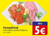 Putengrillsteak Angebote bei famila Nordost Stralsund für 5,00 €