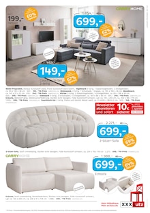 Couch im XXXLutz Möbelhäuser Prospekt "junges wohnen." mit 20 Seiten (Regensburg)