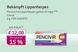 Pencivir bei Lippenherpes getönt 10 mg/g Creme im aktuellen Prospekt bei mea - meine apotheke in Teublitz