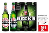 Pils im Angebot bei Marktkauf in Aalen Pils Angebote von Beck's bei Marktkauf Aalen für 3,99 €