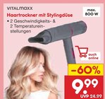 Haartrockner mit Stylingdüse Angebote von VITALMAXX bei Netto Marken-Discount Ingolstadt für 9,99 €