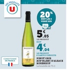 Pinot Gris AOP Blanc d'Alsace - ROSENHOF en promo chez U Express Nogent-sur-Marne à 4,04 €