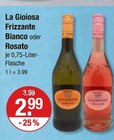 Frizzante Bianco oder Rosato von La Gioiosa im aktuellen V-Markt Prospekt für 2,99 €