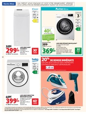 Promos Centrale Vapeur dans le catalogue "ÉLECTROSHOW" de Auchan Hypermarché Centrale Vapeur en promo dans le catalogue Auchan Hypermarché à la page 12