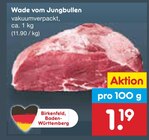 Wade vom Jungbullen im Angebot bei Netto Marken-Discount in Homburg Wade vom Jungbullen Angebote bei Netto Marken-Discount Homburg für 1,19 €
