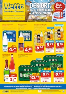 Coca Cola im Netto Marken-Discount Prospekt "DER ORT, AN DEM DU IMMER AUSGEZEICHNETE PREISE FINDEST." mit 6 Seiten (Potsdam)