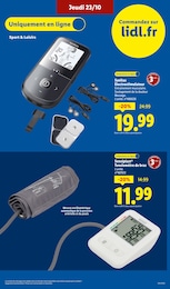 Prix et réduction Tensiomètre dans le prospectus Lidl en cours Offre Tensiomètre dans le catalogue Lidl du moment à la page 53