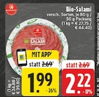 Bio-Salami Angebote von Wiltmann bei E center Mönchengladbach für 1,99 €