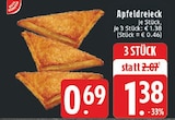 EDEKA - Apfeldreieck Angebot im Prospekt Apfeldreieck bei EDEKA im Prospekt "" für 0,69 €