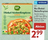 Dinkel-Steinofenpizza von Bio im aktuellen ALDI SÜD Prospekt für 2,99 €