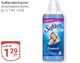 Weichspüler im Angebot bei GLOBUS in Rostock Weichspüler Angebote von Softlan bei GLOBUS Rostock für 1,29 €