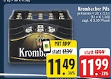 Aktuelle Krombacher Angebote bei EDEKA in Osnabrück Aktuelles Pils Angebot bei EDEKA in Osnabrück ab 11,49 €