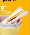 5 bols pique nique en promo chez Gifi 5 bols pique nique dans le catalogue Gifi