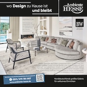 Ambiente by Hesse Möbel & Einrichtung Prospekt der aktuellen Woche mit 12 Seiten, gültig von 30.05.2026 bis 14.06.2026, in Bomlitz und Umgebung Aktueller Ambiente by Hesse Möbel & Einrichtung Prospekt in Bomlitz und Umgebung, "wo Design zu Hause ist und bleibt" mit 12 Seiten, 30.05.2026 - 14.06.2026