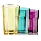 Verre 300ml Ø7,8xH11,8cm - 3 coloris en promo chez Gifi Verre 300ml Ø7,8xH11,8cm - 3 coloris dans le catalogue Gifi