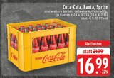 EDEKA - Coca-Cola Angebot im Prospekt Coca-Cola bei EDEKA im Prospekt "" für 16,99 €