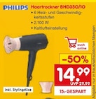 Haartrockner BHD350/10 Angebote von Philips bei Netto Marken-Discount Düsseldorf für 14,99 €