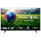 Tv Led Hisense 43A6K en promo chez Auchan Hypermarché Clamart à 279,00 €