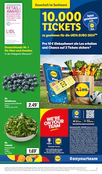 Broccoli Angebot im aktuellen Lidl Prospekt auf Seite 3