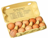 Eier aus Bodenhaltung Gr. M Angebote bei ZG Raiffeisen Rastatt für 2,99 €