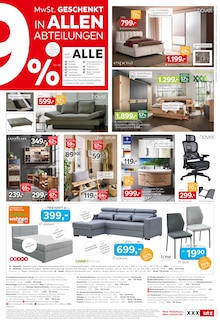 Ecksofa im aktuellen XXXLutz Möbelhäuser Prospekt (Hannover) Ecksofa im XXXLutz Möbelhäuser Prospekt "80 Polstermöbel-Testerinnen und -Tester gesucht!" mit 18 Seiten (Hannover)