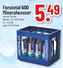 Trinkgut - Forstetal 600 Mineralwasser Angebot im Prospekt Forstetal 600 Mineralwasser bei Trinkgut im Prospekt "" für 5,49 €
