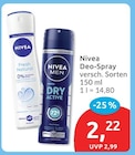 Deo-Spray von Nivea im aktuellen budni Prospekt