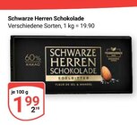 Schwarze Herren Schokolade bei GLOBUS im Prospekt "" für 1,99 €