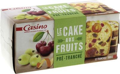 Cake aux Fruits Pur Beurre Prétranché