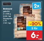 Bratwurst gebrüht Angebote bei Netto Marken-Discount Wilhelmshaven für 6,00 €