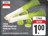 EDEKA Elztal - Fränkischer Porree Angebot im Prospekt Fränkischer Porree bei EDEKA im Elztal Prospekt für 1,00 €