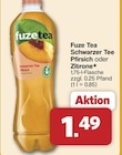 Schwarzer Tee Pfirsich im Angebot bei famila Nordwest in Oldenburg Schwarzer Tee Pfirsich Angebote von Fuze Tea bei famila Nordwest Oldenburg für 1,49 €