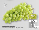 Trauben hell im Angebot bei Marktkauf in Ulm Trauben hell Angebote von Gut & Günstig bei Marktkauf Ulm für 1,69 €
