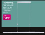 LED-Pendelleuchte bei Opti-Wohnwelt im Schiffdorf Prospekt für 339,00 €