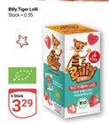 Bio Erdbeer-Lolli im Angebot bei GLOBUS in Erlangen Bio Erdbeer-Lolli Angebote von Billy Tiger bei GLOBUS Erlangen für 3,29 €