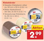 Aktuelles Gewebe-Klebeband Angebot bei Netto Marken-Discount in Ingolstadt ab 2,99 €