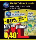 Bloc WC citron & jasmin** - Ambi Pur en promo chez Norma Mulhouse à 0,40 €