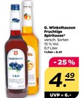 Fruchtige Spirituose Angebote von G. Winkelhausen bei Netto mit dem Scottie Stralsund für 4,49 €