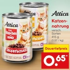Katzennahrung im Angebot bei Netto Marken-Discount in Hofheim Katzennahrung Angebote von Attica bei Netto Marken-Discount Hofheim für 0,65 €
