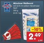 Aktuelles Münchner Weißwurst Angebot bei Netto Marken-Discount in Dresden ab 2,49 €