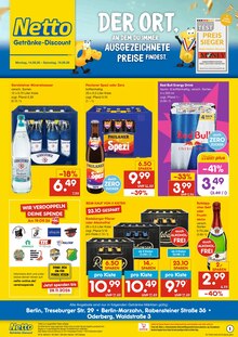 Aktueller Netto Marken-Discount Prospekt (Berlin) Netto Marken-Discount Prospekt "DER ORT, AN DEM DU IMMER AUSGEZEICHNETE PREISE FINDEST." mit Seiten (Berlin)