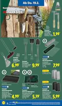 Maschendrahtzaun Angebot im Lidl Prospekt, gültig von 16.02.2026 bis 21.02.2026 Maschendrahtzaun Angebot im aktuellen Lidl Prospekt auf Seite 46