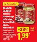 Bambus-Schösslinge in Streifen/ Sambal Olek/ Sauce/ Kokosmilch Angebote von Bamboo Garden bei Lidl Bottrop für 1,99 €