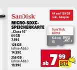 Aktuelles MICRO-SDXC-SPEICHERKARTE Angebot bei Marktkauf in Reutlingen ab 7,99 €